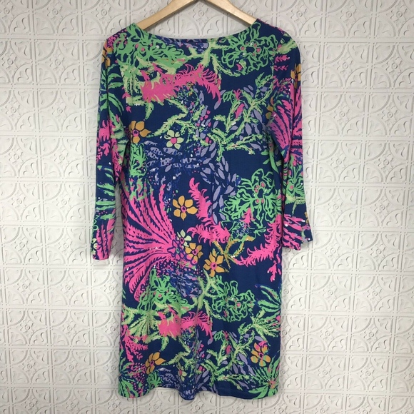 Lilly Pulitzer Erin Indigo All Glow Dress - Picture 3 of 6